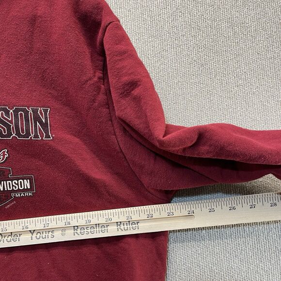 Harley Davidson Motorcycle Jacket Hoodie Buds Evansville Indiana Women's Large - Picture 5 of 12